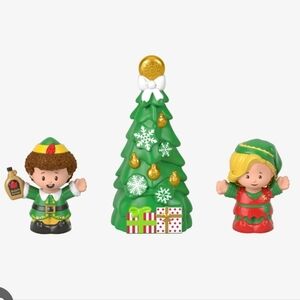 Fisher-Price Holiday Playset with Green Tree and Festive Figures